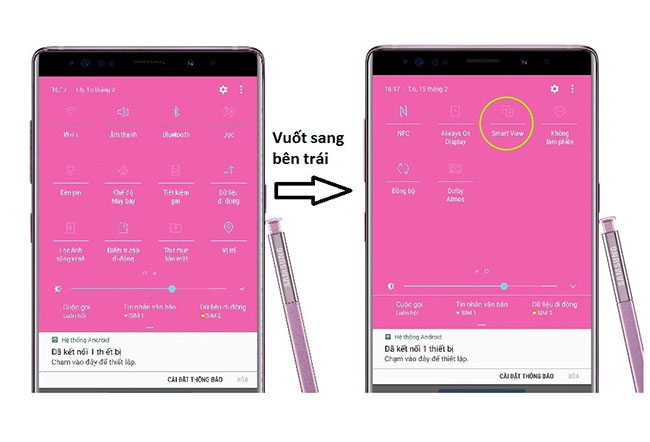Hướng dẫn kết nối không dây Dex từ điện thoại Samsung lên Smart TV