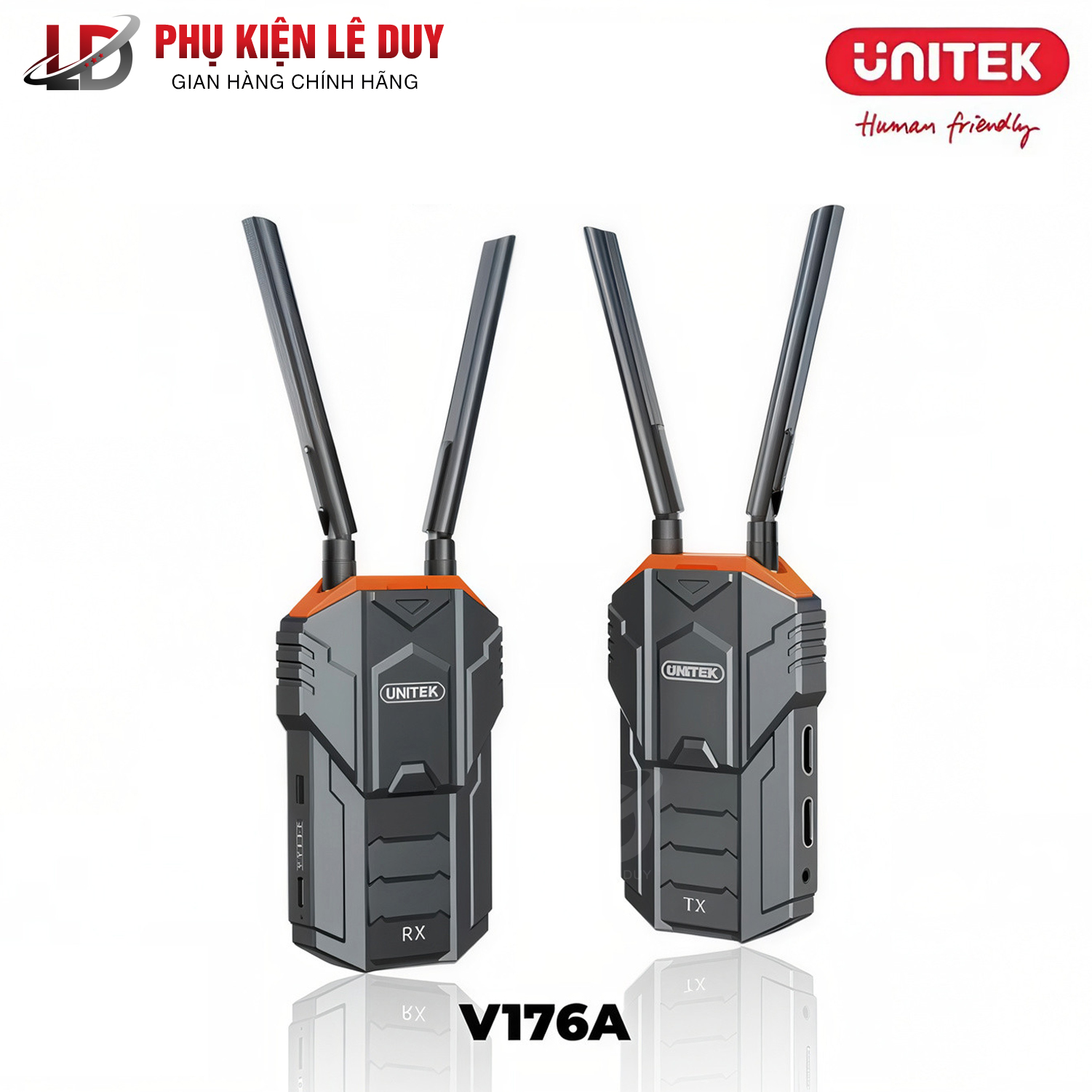 Bộ thu phát HDMI Không Dây 200m Unitek V176A cao cấp