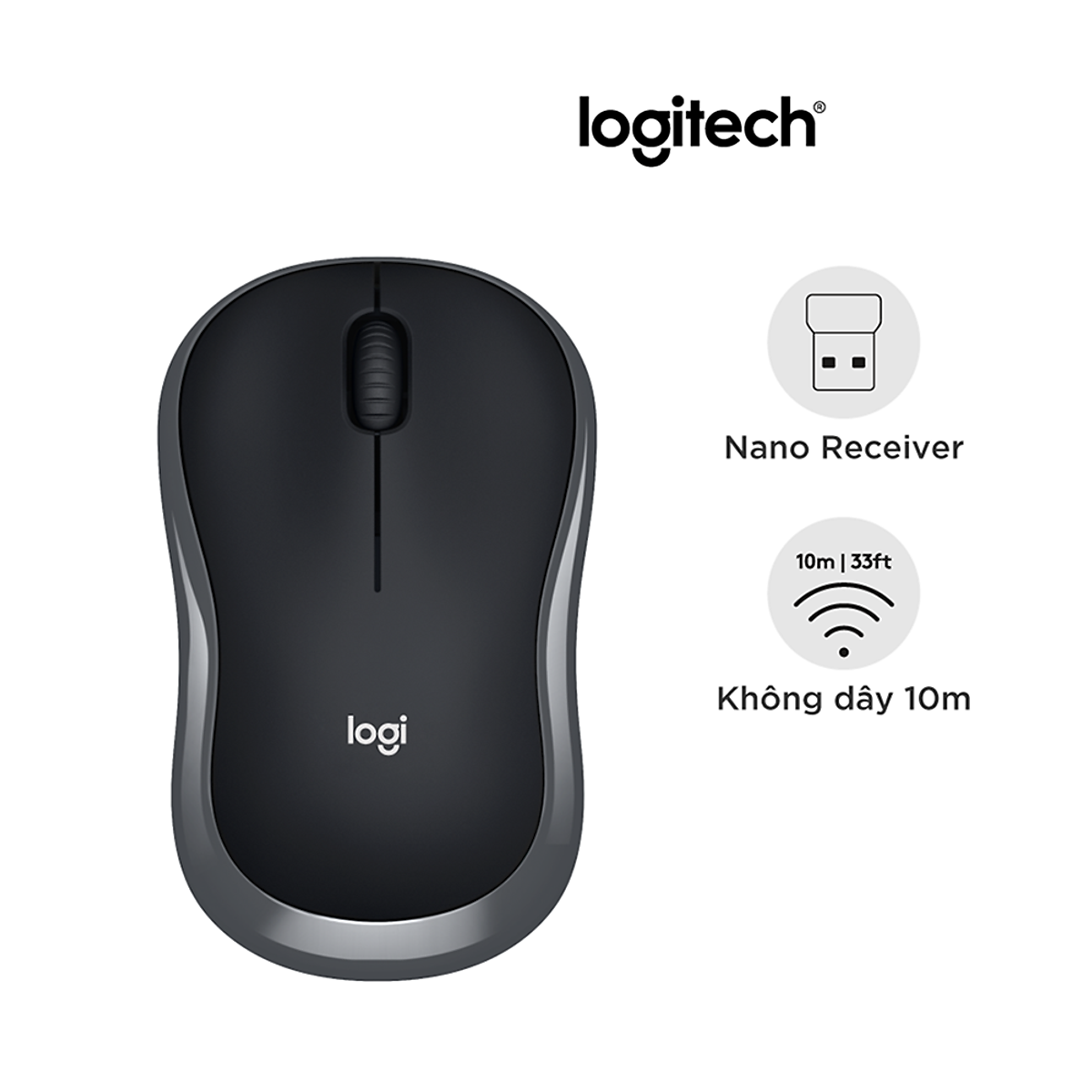 Chuột không dây Logitech B175 chính hãng - Ảnh 4