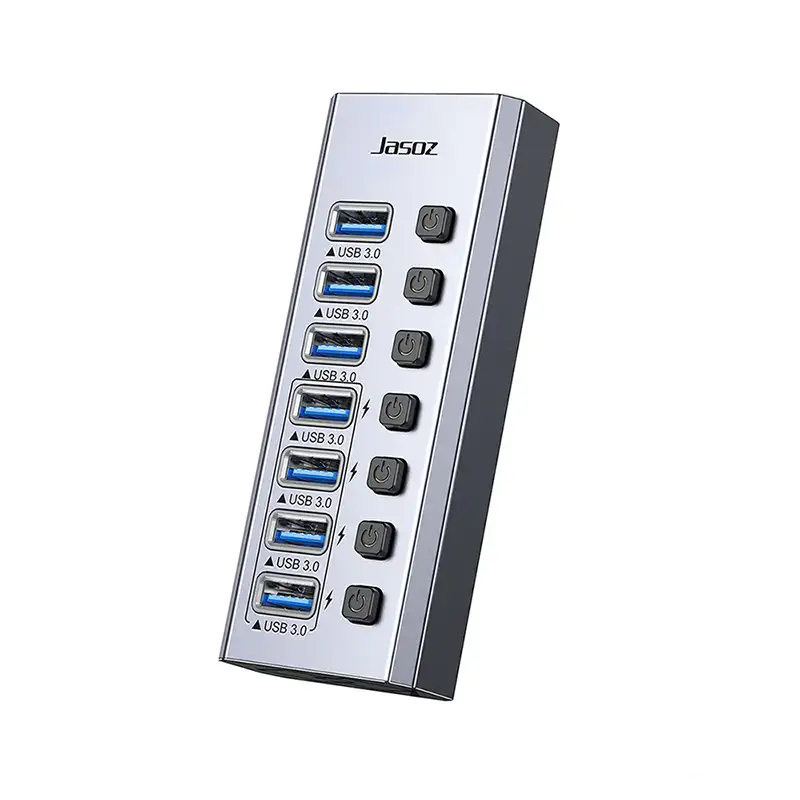 Bộ chia USB 3.0 ra 7 cổng Jasoz F118 T-F164 chính hãng