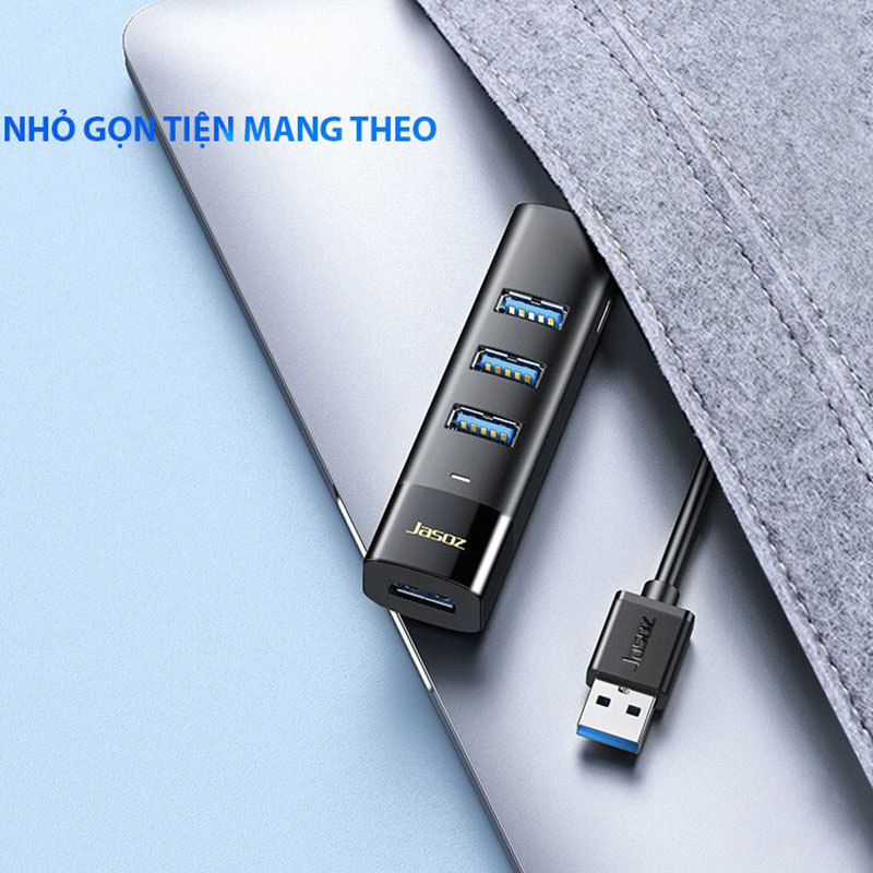 Bộ chia USB 3.0 ra 4 cổng dài 1M Jasoz T-F146 chính hãng - Ảnh 4