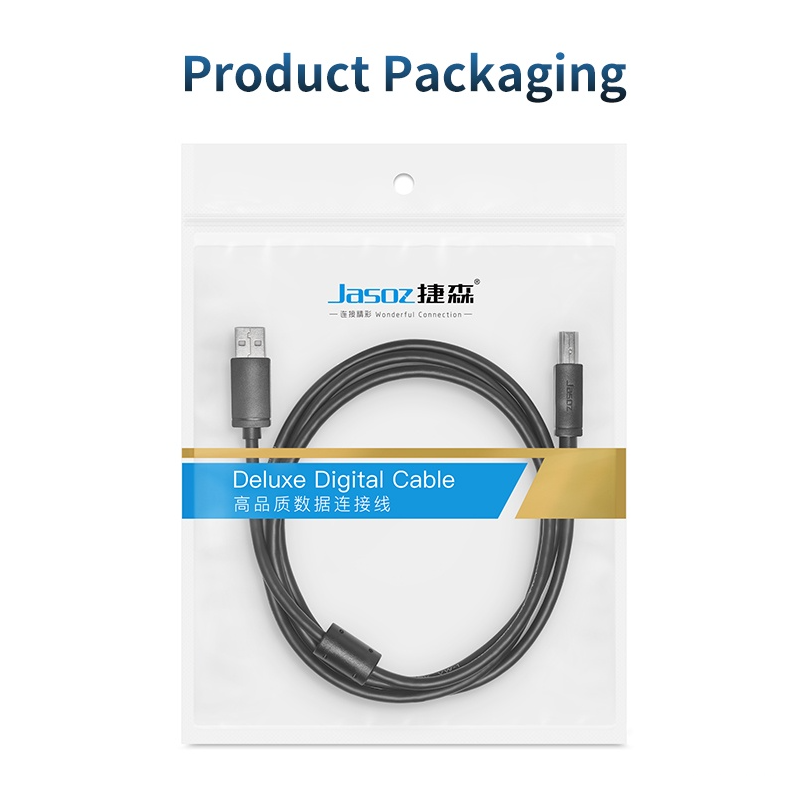 Cáp máy in USB 2.0 chính hãng Jasoz D105 dài từ (1m - 10m) - Ảnh 4