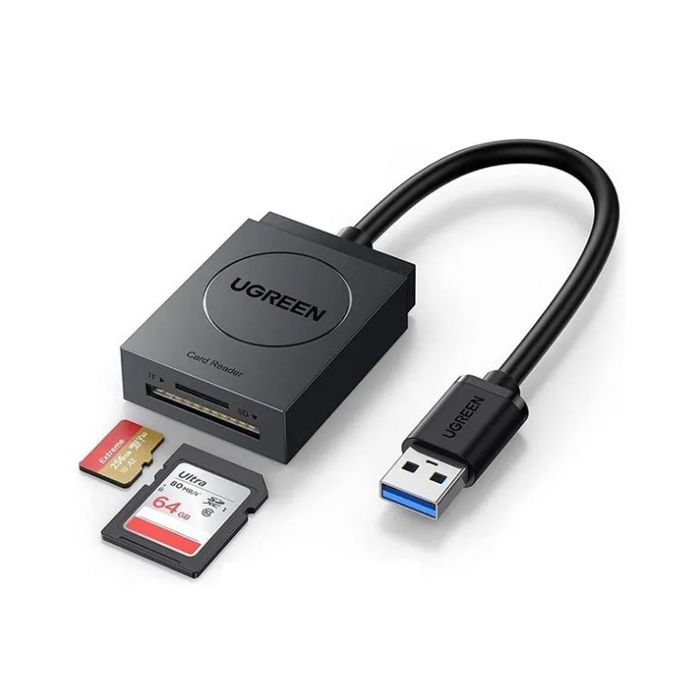 Đầu đọc thẻ nhớ Ugreen 20250 chuẩn USB 3.0 , hỗ trợ thẻ Micro SD/SD - Ảnh 6