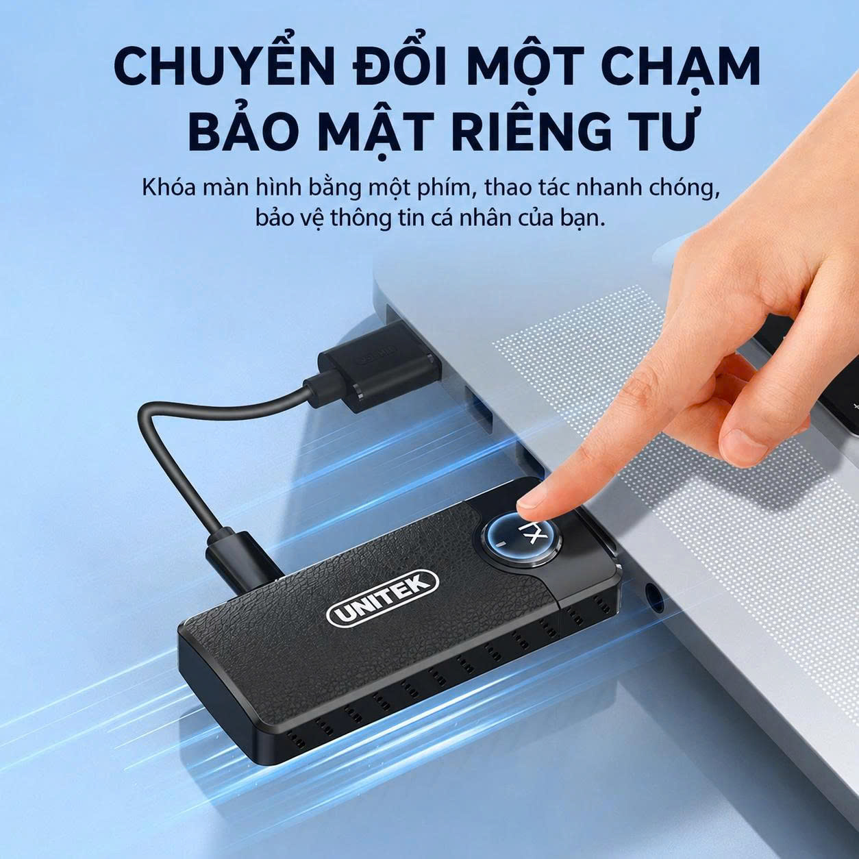 Bộ thu phát HDMI không dây 50M Unitek V1708A phân giải fullHD 1080p - Ảnh 5